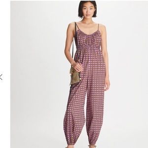 Tory Burch Jumpsuit 3D Logo in. Lilac Size medium New With Tags